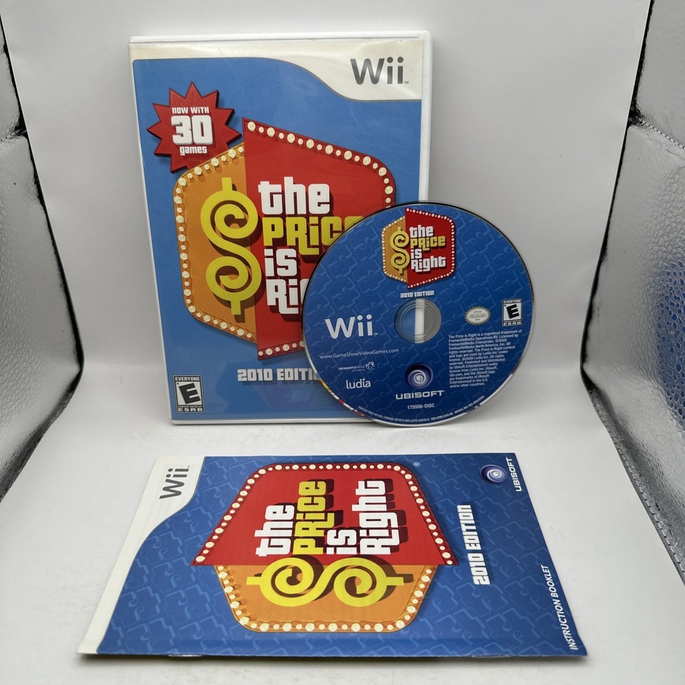 The Price is Right 2010 Edition Nintendo Wii 2010 CIB Complete w Manual UBISOFT